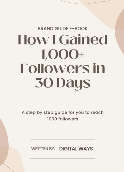 How I Gained 1,000+ Followers in 30 Days